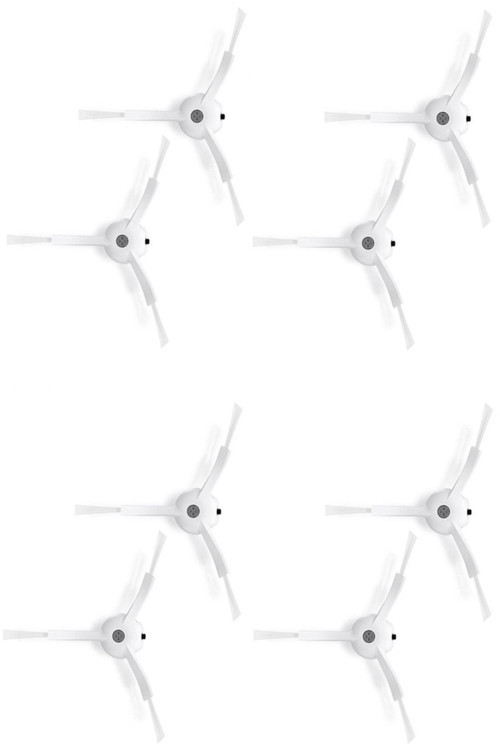Roborock S8 Sonic Uyumlu 8 Adet Beyaz Yan Fırça
