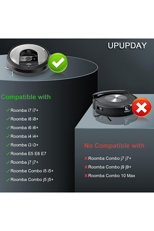 iRobot Roomba j7 j7+ Uyumlu 4 Adet Yan Fırça