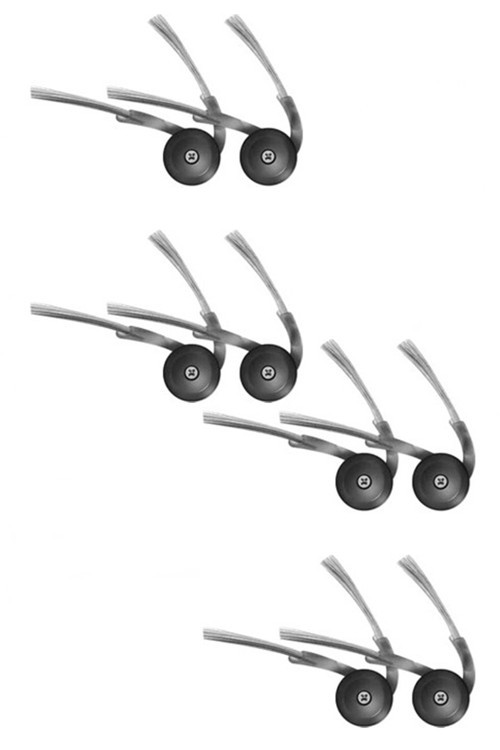 Roborock QRevo Edge Uyumlu 8 Adet Yan Fırça