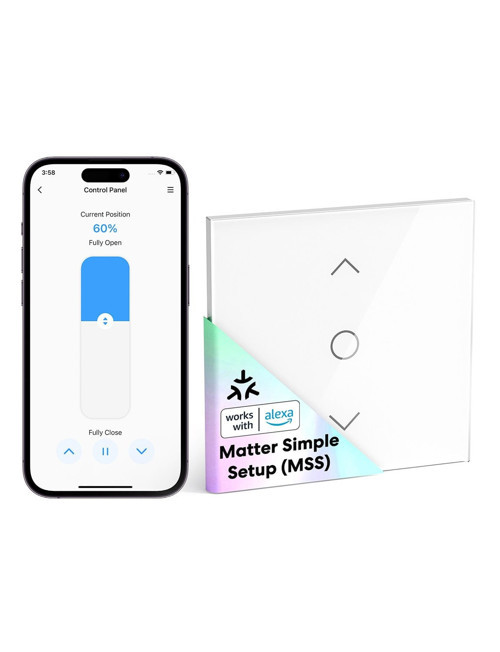 Akıllı Panjur Anahtarı Matter MRS100 (Apple Home Destekli)