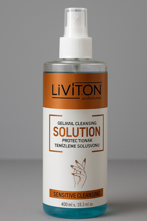 LIVITON Solution Protez Tırnak Temizleme Solüsyonu 400 ml