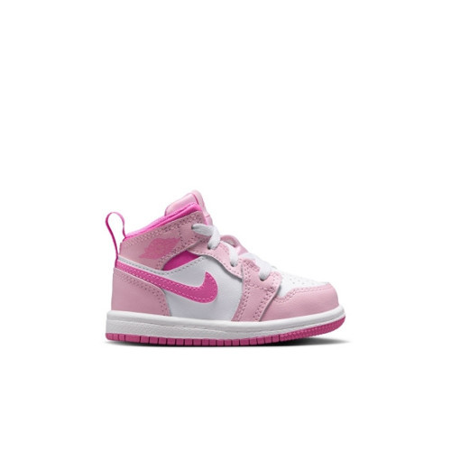 Jordan 1 Mid Td Çocuk Pembe Basketbol Ayakkabısı JUSTSTEP