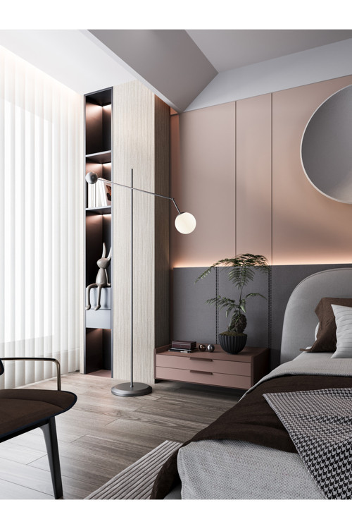 Artea Siyah Metal Beyaz Cam Küre Lambader – Hareketli Başlıklı Modern Dekoratif Ayaklı Lambader, Salon, Oturma Odası, Yatak Odası Köşe Aydınlatması, E27 Duy Uyumlu
