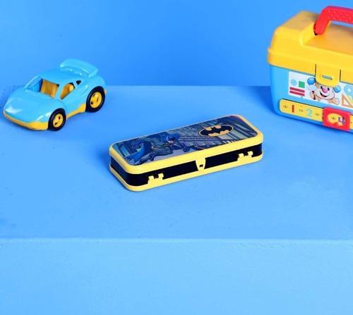 Batman Lisanslı Kutu Kalemlik - Plastik Çocuk Kutu Kalemlik