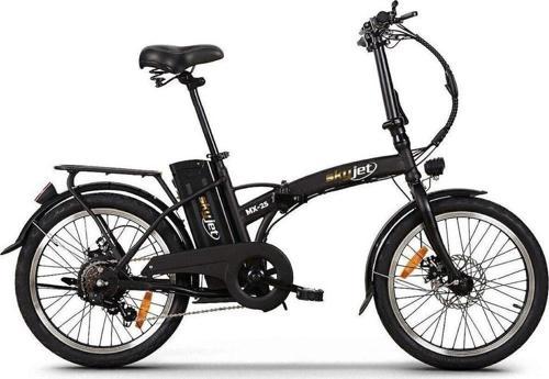 Skyjet Mx25 Elektrikli Katlanır Bisiklet Siyah