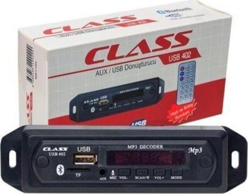 s Class 402 Araç Oto Teyp Aux , Usb , Sd Çevirici Dönüştürücü Ve Bluetoothlu