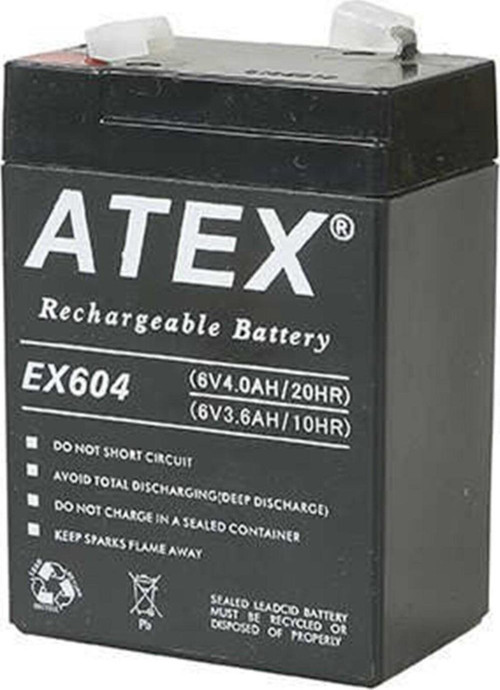 Ax604 6v 4ah Bakımsız Kuru Akü