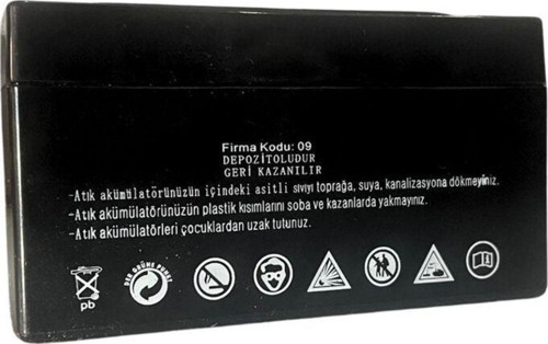 Kuru Akü Bakımsız 6v 1.3ah