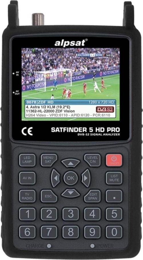 Alpsat 5 Hd Pro Profesyonel Uydu Bulucu Yeni Model Kılıflı