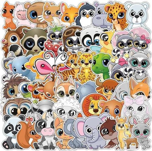 25'li Su Geçirmez Opak Sticker Seri : 14