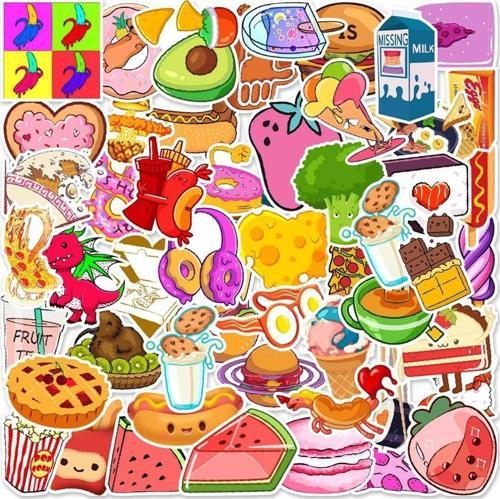 25'li Su Geçirmez Opak Sticker Seri : 22