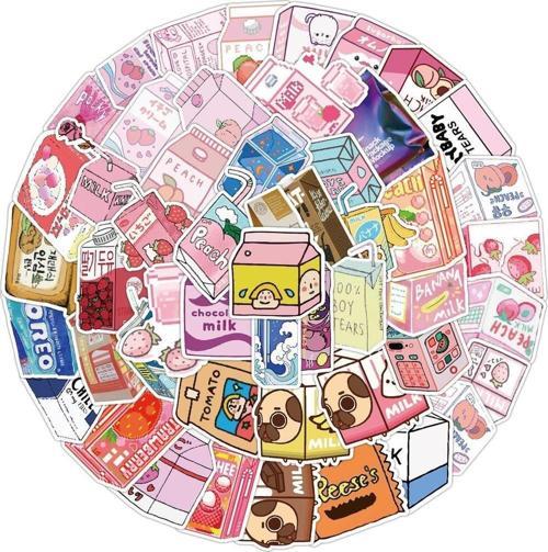 25'li Su Geçirmez Opak Sticker Seri : 7