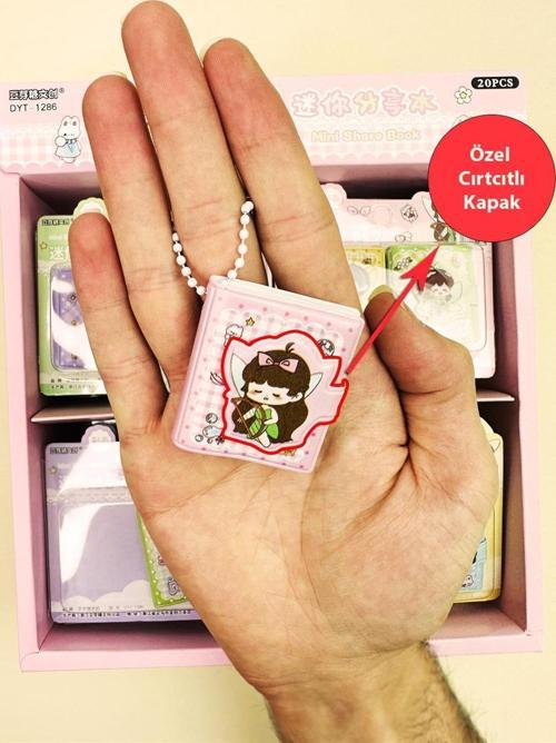 2'li Mini Prenses Tasarımlı Cırt Kapak Defter & Anahtarlık