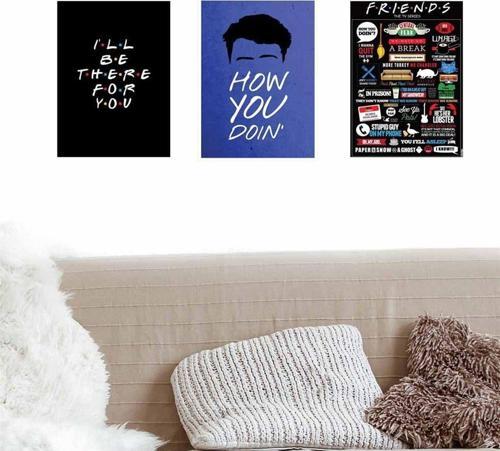 Friends Tasarım Duvar Panosu 3'lü Set