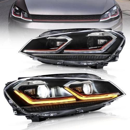 Volkswagen Golf 7.5 Mk7.5 2012-2018 J Led Far Gtı Kırmızı