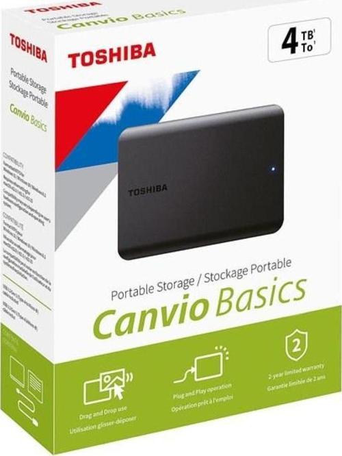 Canvio Basic 4Tb Usb 3.2 Gen1-Hdtb540Ek3Ca