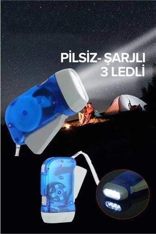 Kendinden Şarjlı Pilsiz El Feneri