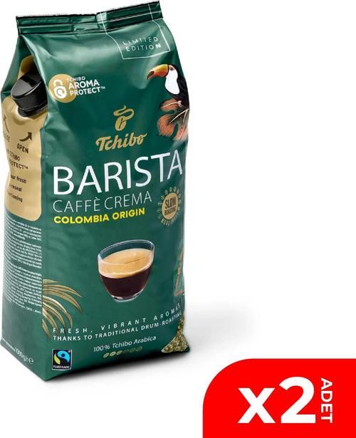 Barista Caffe Crema Colombia Çekirdek Kahve 1000 Gr. 2 adet