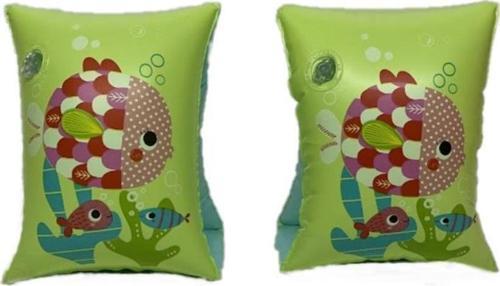 0-3 Yaş, Yeşil Desenli Havuz Kolluğu, Çocuk Yüzme Kolluk, Figürlü Deniz Yüzme Öğrenme Seti