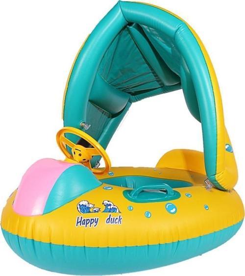 Direksiyon ve Gölgelikli Bebek Deniz Simidi 70 cm