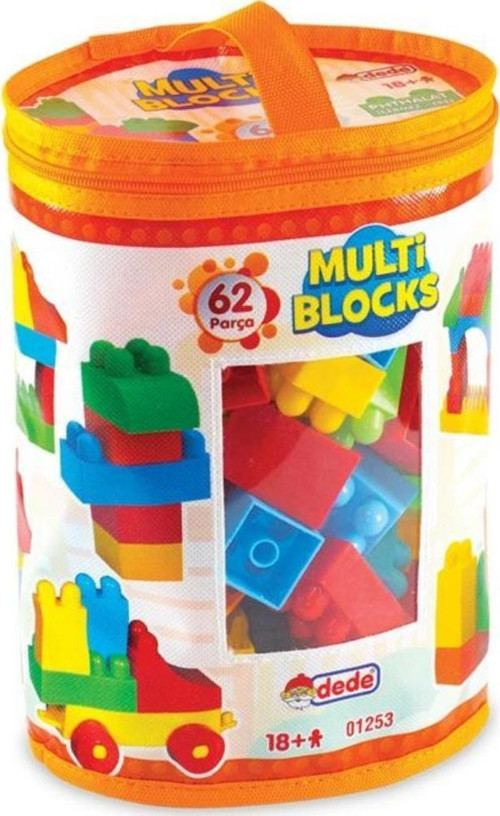 Multi Blocks 62 Parça Dede - 62 Parça Yapı Oyuncağı