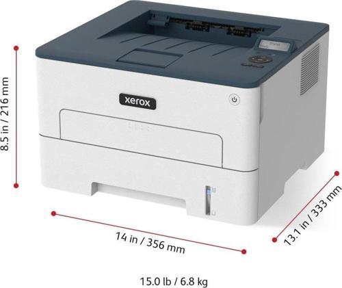 B230V_DNI A4 Siyah Beyaz Tek Fonksiyonlu Duplex Laser Yazıcı 34 Ppm Wireless
