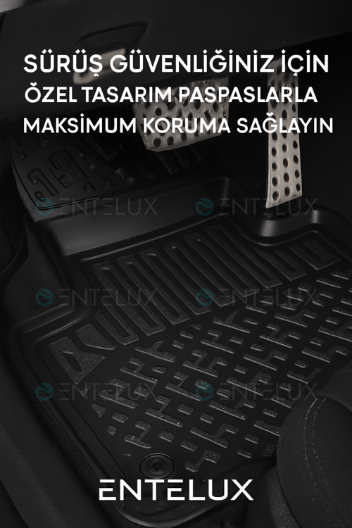 Peugeot 3008 1.6 VTI Active 2014 ile Uyumlu TPE 3D Premium Paspas Seti