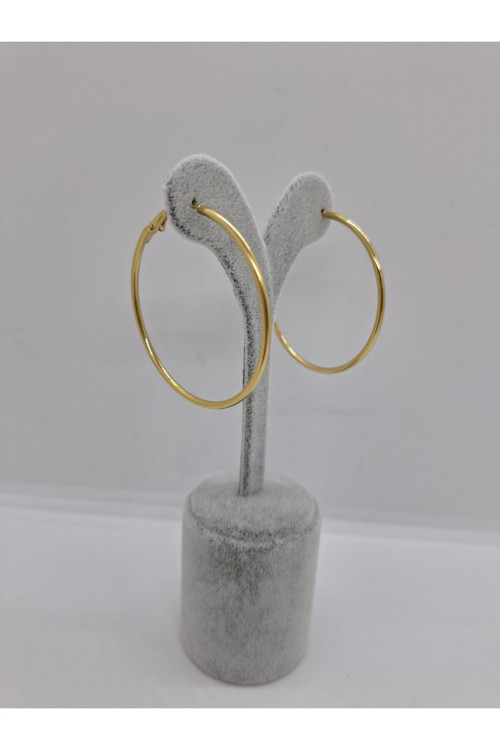 Çelik Halka Küpe 5 Cm