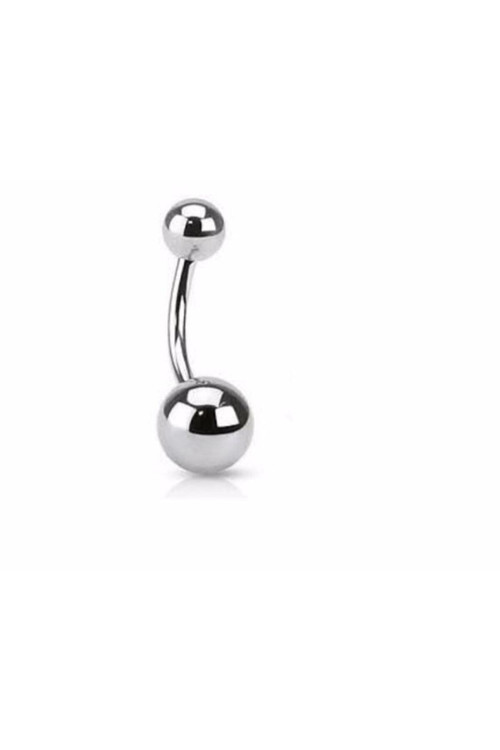 Piercing Göbek Sade Toplu 10 Mm Cerrahi Çelik 316L