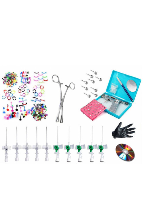 Xlp-349 Full Eksiksiz Proesyonel Piercing Set - Yok Yok