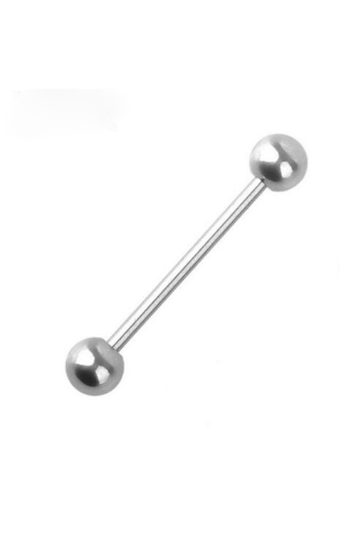 Gümüş Ilk Delim Dil Piercing