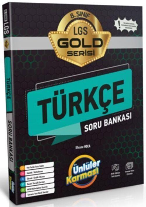 8. Sınıf LGS Gold Türkçe Soru Bankası Ünlüler Karması
