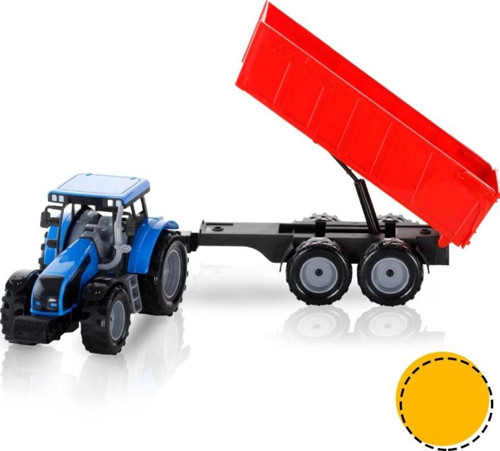 Aya Toys Römorklu Traktör 40111 MAVİ