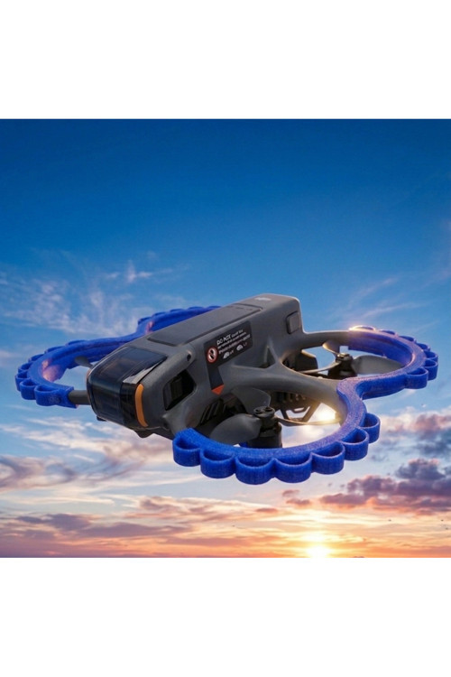 DJI Avata 2 Yumuşak Gövde Koruyucu - Darbe Emici Özel Tasarım - Mavi