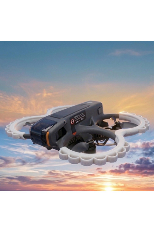 DJI Avata 2 Yumuşak Gövde Koruyucu - Darbe Emici Özel Tasarım - Beyaz