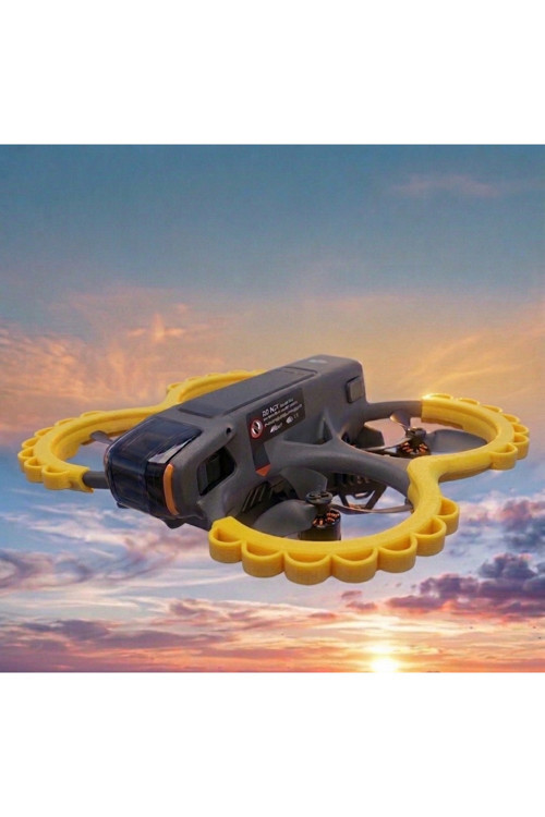 DJI Avata 2 Yumuşak Gövde Koruyucu - Darbe Emici Özel Tasarım - Sarı