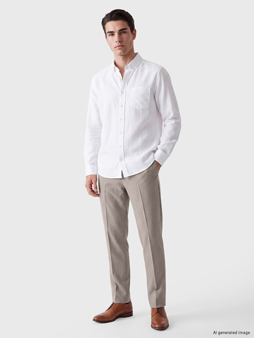LCW BUSINESS Bej Regular Fit Erkek Pantolon
