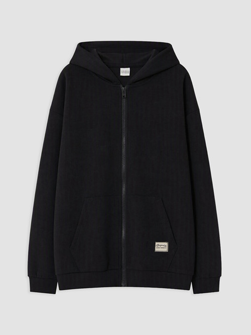 LCW Kids Siyah Erkek Çocuk Soft Touch Fermuarlı Sweatshirt
