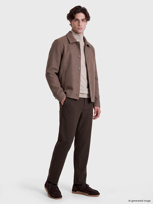 LCW Vision Kahverengi Regular Fit Erkek Pantolon