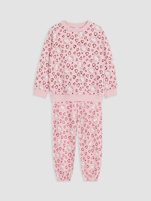 LC WAIKIKI Pembe Hello Kitty Baskılı Kız Çocuk Eşofman Takım