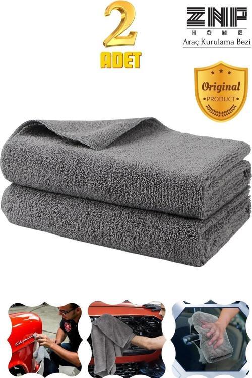 Microfiber Araç Kurulama Bezi Ekstra Su Emici Oto Tank Bezi 2 Adet 50x60 Cm