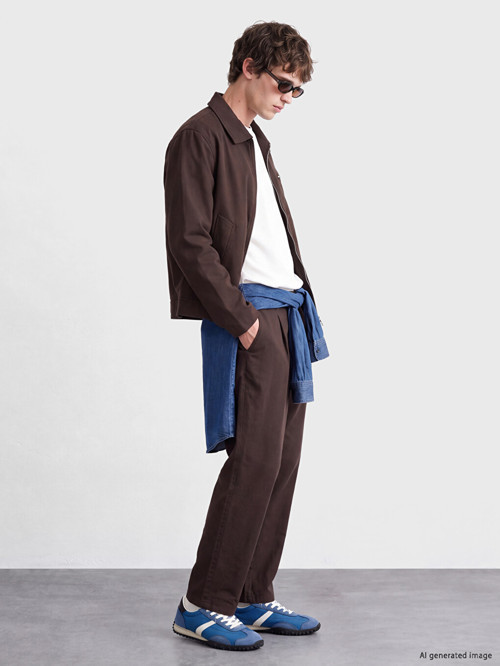 LCW Vision Kahverengi Loose Fit Erkek Pileli Pantolon