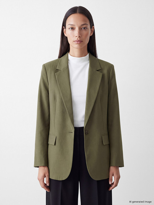 LCW STUDIO Haki Kadın Blazer Ceket