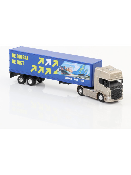 1:64 Ölçek Scania V8 R730 Dorseli Tır 25 Cm