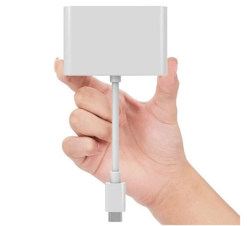 ALLY 4k Type C Hdmi Görüntü Aktarıcı 3 İn1 Şarj Usb Çıkışlı Kablo-(5775)