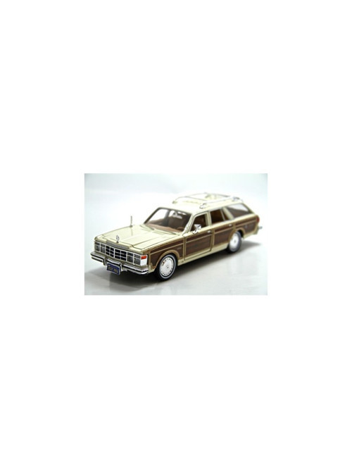 1:24 1979 Chrysler Le Baron Town Country -Krem Model Araba