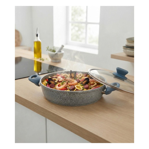 Granit 24 cm Basık Tencere