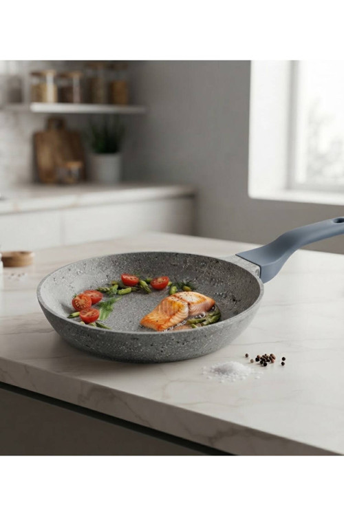 Tek Saplı Tava 28 cm Granit