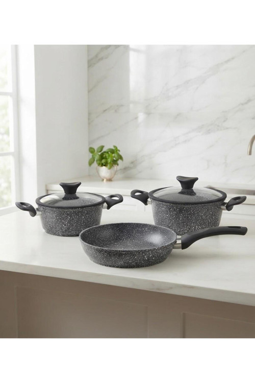 Mini Set 3'lü 16 cm Granit