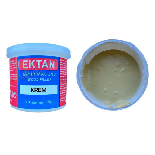 Masif ve Ahşap Tamir Macunu KREM 220 gr. - 1 Adet
